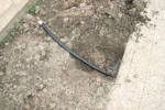 Pipe Installed Under Sidewalk …